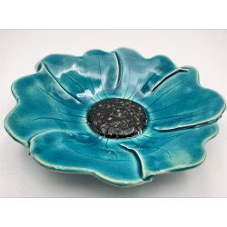 Blomsterfad - Tyrkis hav