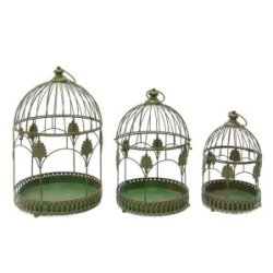 Fuglebur i jern til dekoration - Flere strrelser