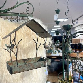 Fugle Foderhus i jern - Til ophng