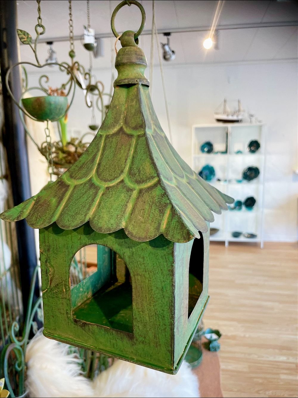 Fugle Foderhus i jern - Til ophng