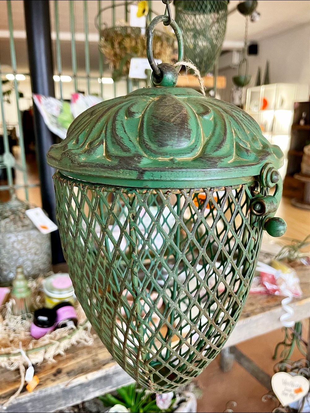 Agern Ampel i metal til ophng