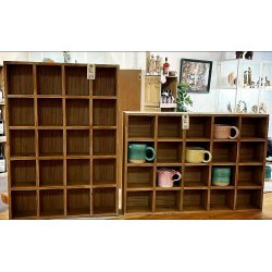 Moss Kop Reol, fyrretr�, natur, 44x10x63 cm