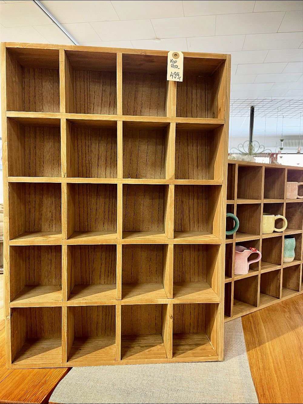 Moss Kop Reol, fyrretr�, natur, 44x10x63 cm