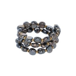 Perlearmbnd - Pewter - Bracelet