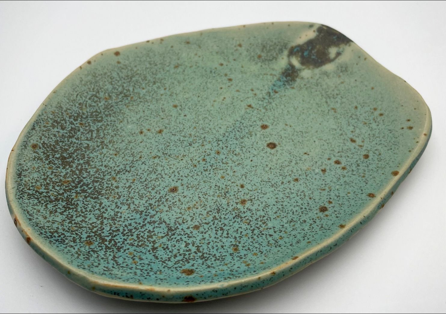 Keramik tallerken - Organisk form 