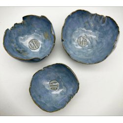 Keramik fyrfadsstage - Lysebl