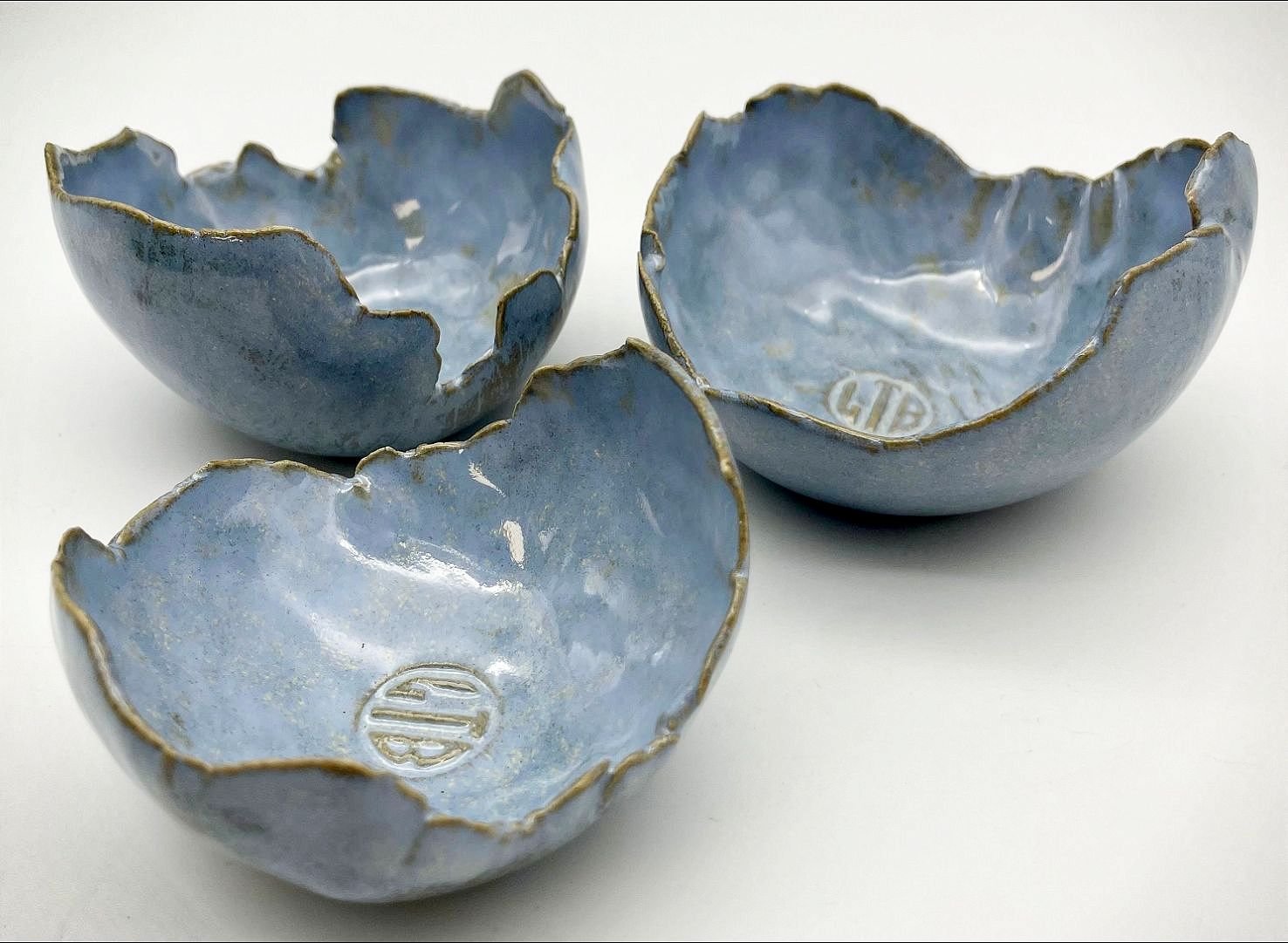 Keramik fyrfadsstage - Lysebl