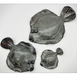 Fladfisk i keramik - Blgr effekt