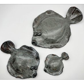 Fladfisk i keramik - Blgr effekt