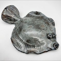 Fladfisk i keramik - Blgr effekt