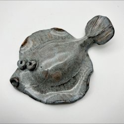 Fladfisk i keramik - Blgr effekt