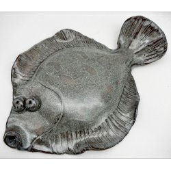 Fladfisk i keramik - Blgr effekt