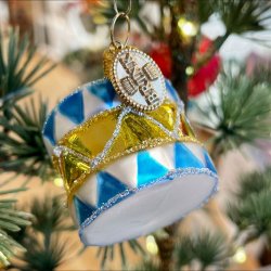 Brink Nordic - Julepynt - St med Hjerte/Flag/tromme 4cm Sverige