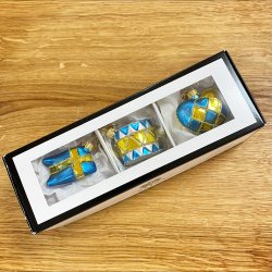 Brink Nordic - Julepynt - St med Hjerte/Flag/tromme 4cm Sverige