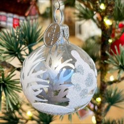 Brink Nordic - Julepynt - Frost kugle 5cm 